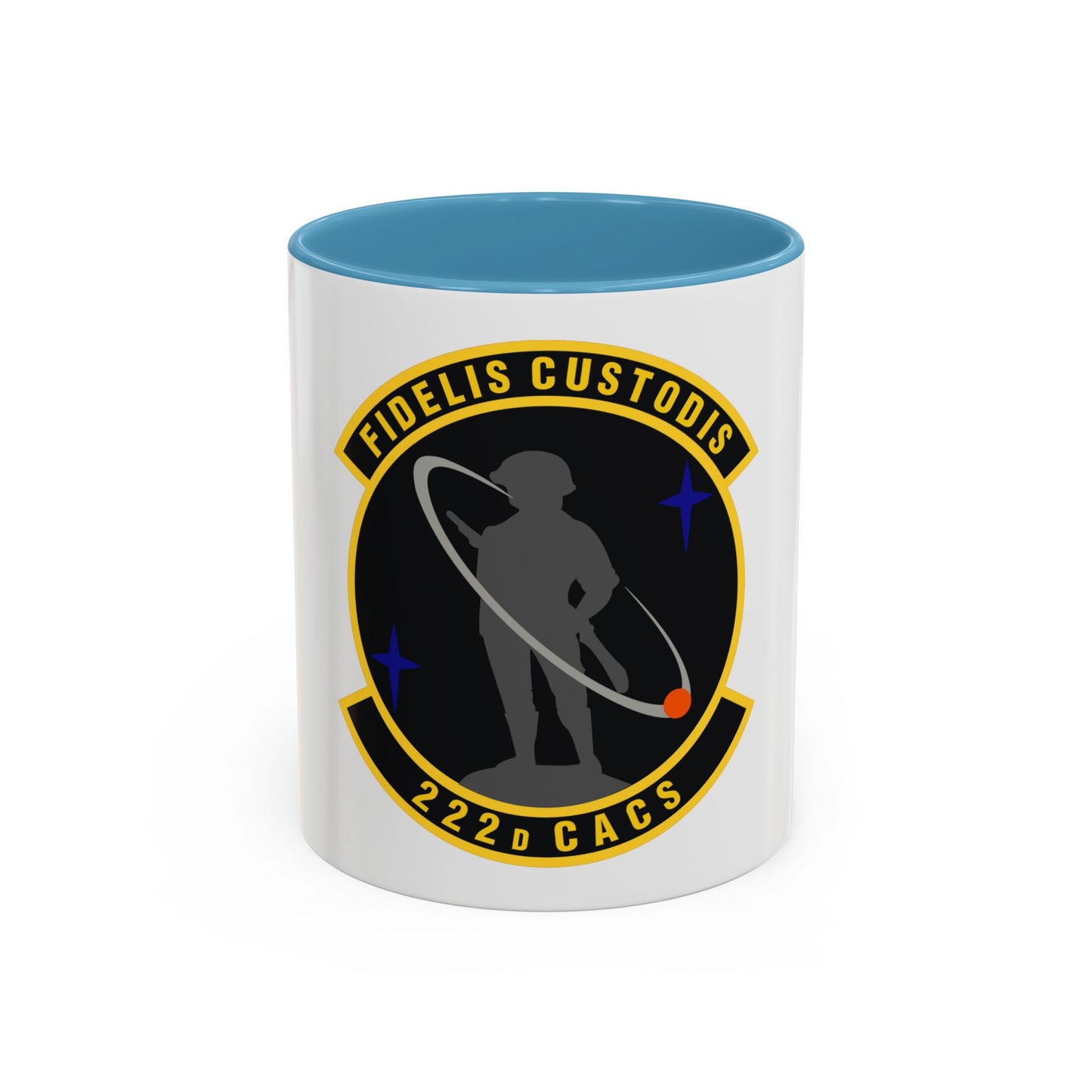 222d Command & Control Squadron (U.S. Air Force) Accent Coffee Mug
