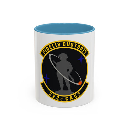 222d Command & Control Squadron (U.S. Air Force) Accent Coffee Mug