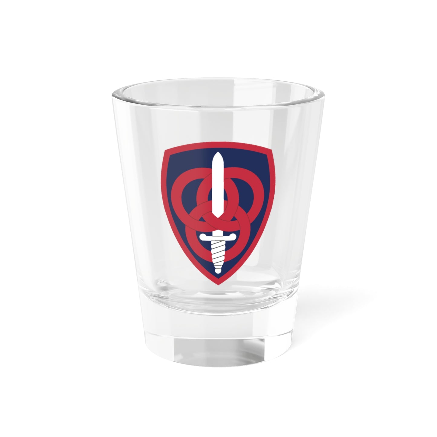 Verre à liqueur 3 Personnel Command (armée américaine) 1,5 oz