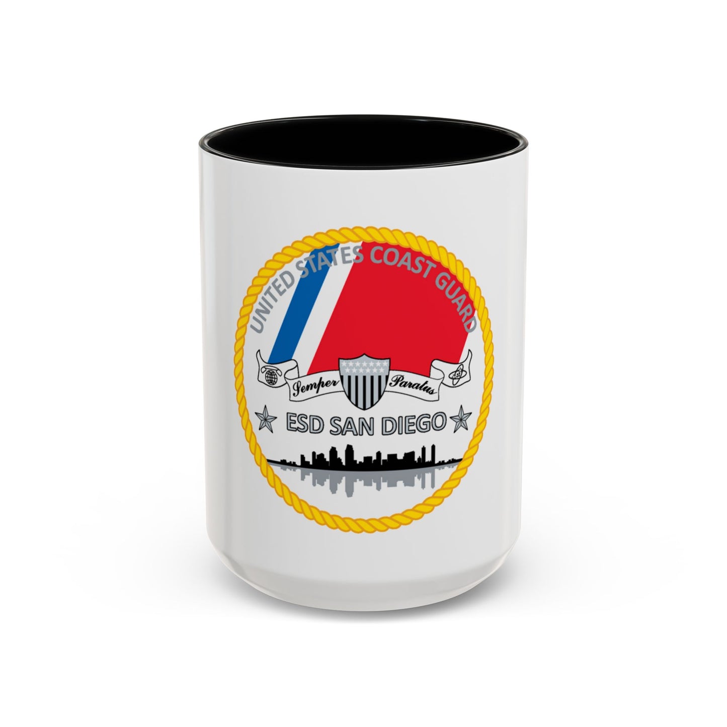 USCG ESD San Diego (U.S. Coast Guard) Accent Coffee Mug
