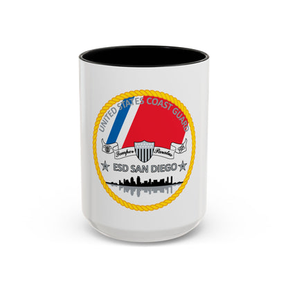 USCG ESD San Diego (U.S. Coast Guard) Accent Coffee Mug