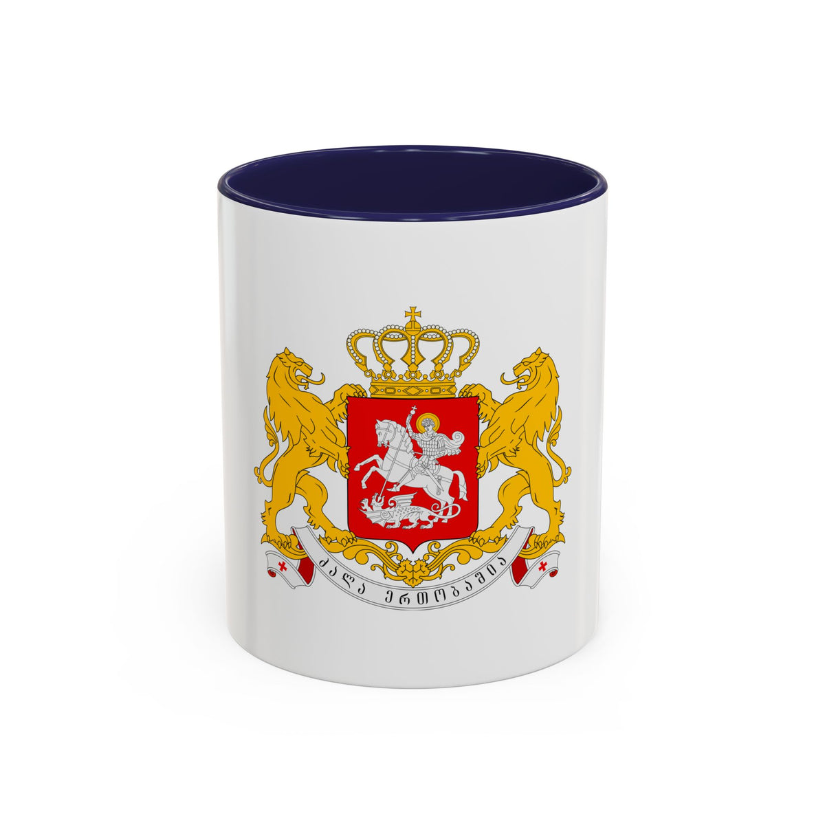 Greater coat of arms of Georgia - Accent Coffee Mug