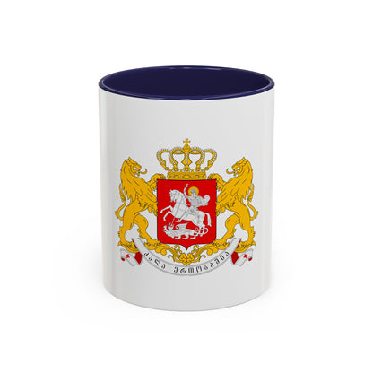 Greater coat of arms of Georgia - Accent Coffee Mug