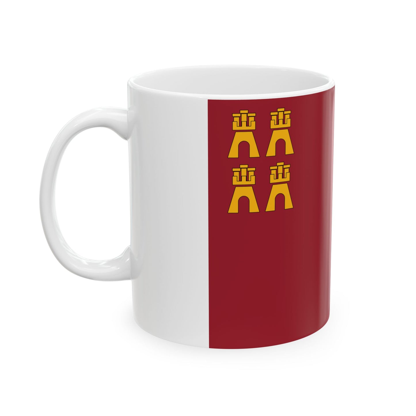 Flag of the Region of Murcia Spain - White Coffee Mug