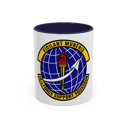 28th Force Support Squadron (U.S. Air Force) Accent Coffee Mug