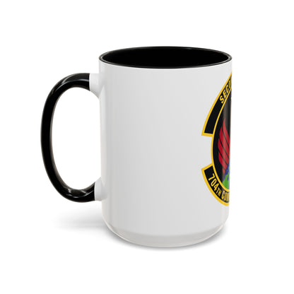 704th Communications Squadron (U.S. Air Force) Accent Coffee Mug