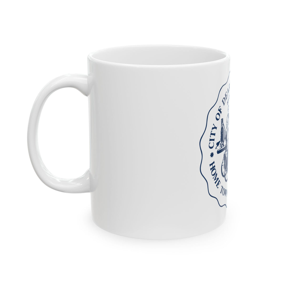 Seal of Dearborn Michigan - White Coffee Mug