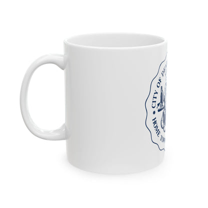 Seal of Dearborn Michigan - White Coffee Mug