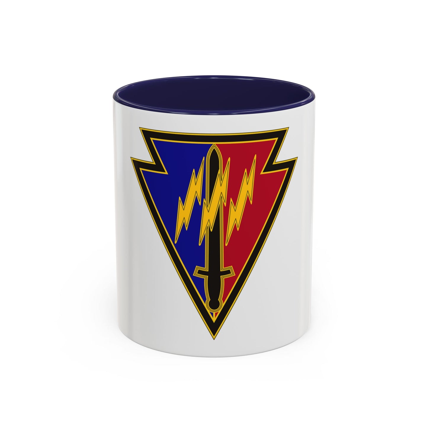 219 Engineer Brigade (U.S. Army) Accent Coffee Mug