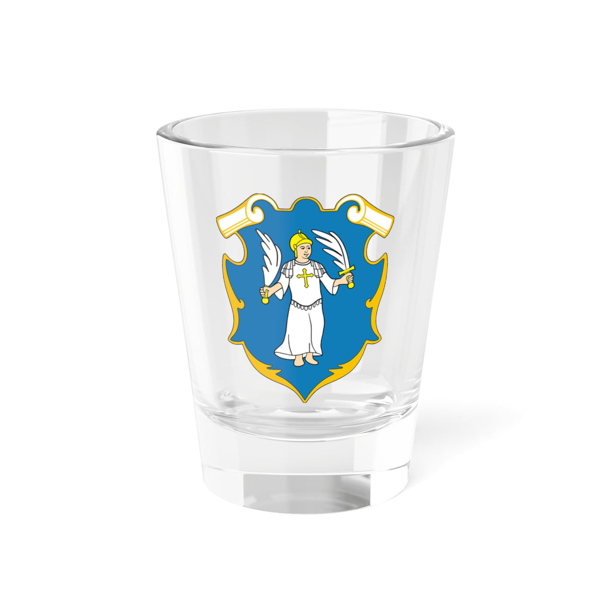 COA of Nowogrudek Voivodeship 1507-1795 Lob (Lithuania) (Coat of Arms) Shot Glass 1.5oz