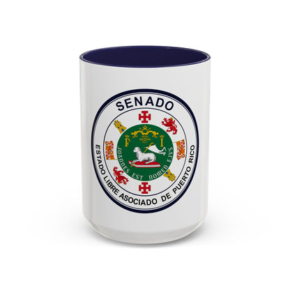 Seal of Puerto Rico Senate - Accent Coffee Mug
