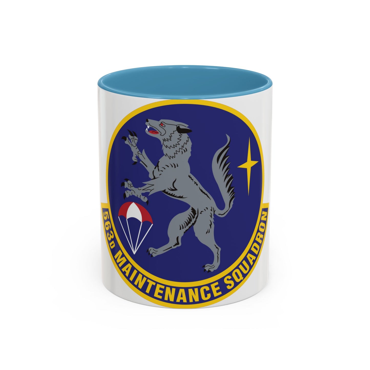 563d Maintenance Squadron (U.S. Air Force) Accent Coffee Mug