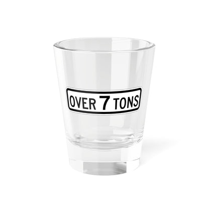 MUTCD-CA R20D-1 (California) (Road Sign) Shot Glass 1.5oz