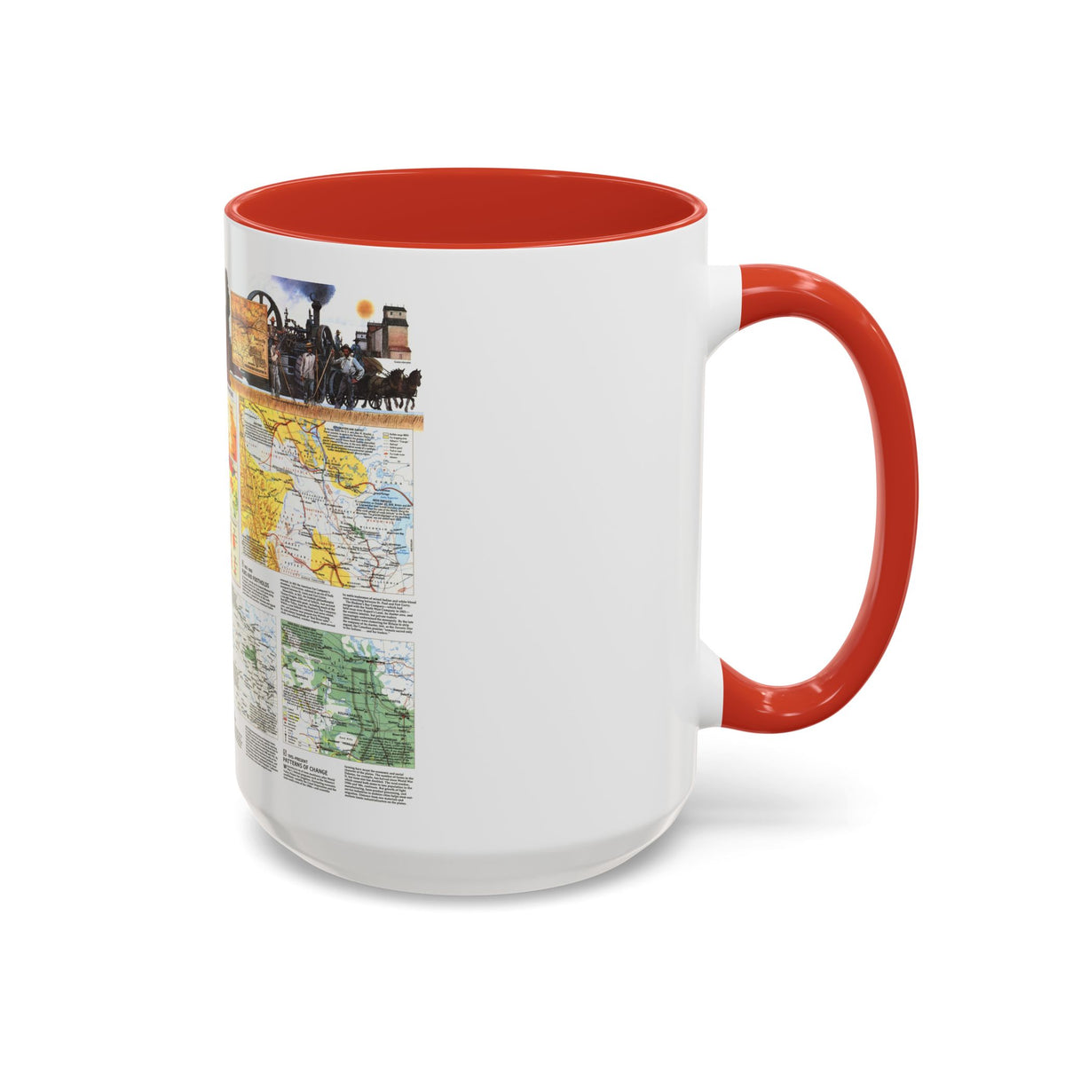 USA - Northern Plains 2 (1986) (Map) Accent Coffee Mug