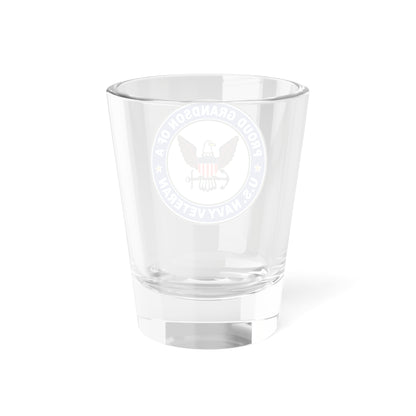 US Navy Veteran Proud Grandson (U.S. Navy) Shot Glass 1.5oz