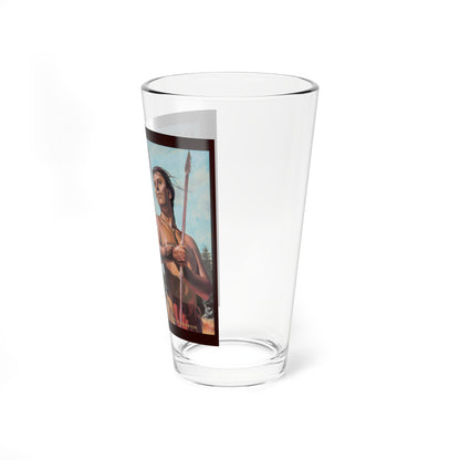 Squanto and the Miracle of Thanksgiving, interior illustrations (cover), 2012 (Magazine Illustration) Pint Glass 16oz