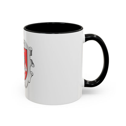 Coat of arms of the Ministry of the Interior of Lithuania - Accent Coffee Mug