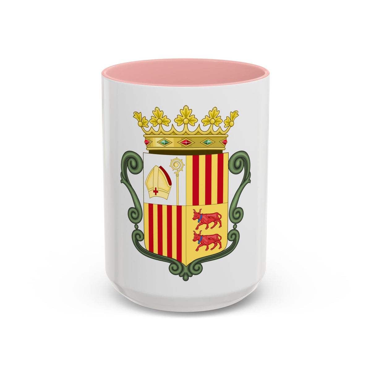 Coat of arms of Andorra (1800-1949) - Accent Coffee Mug