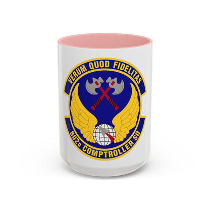 802d Comptroller Squadron (U.S. Air Force) Accent Coffee Mug