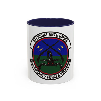 99th Security Forces Squadron (U.S. Air Force) Accent Coffee Mug