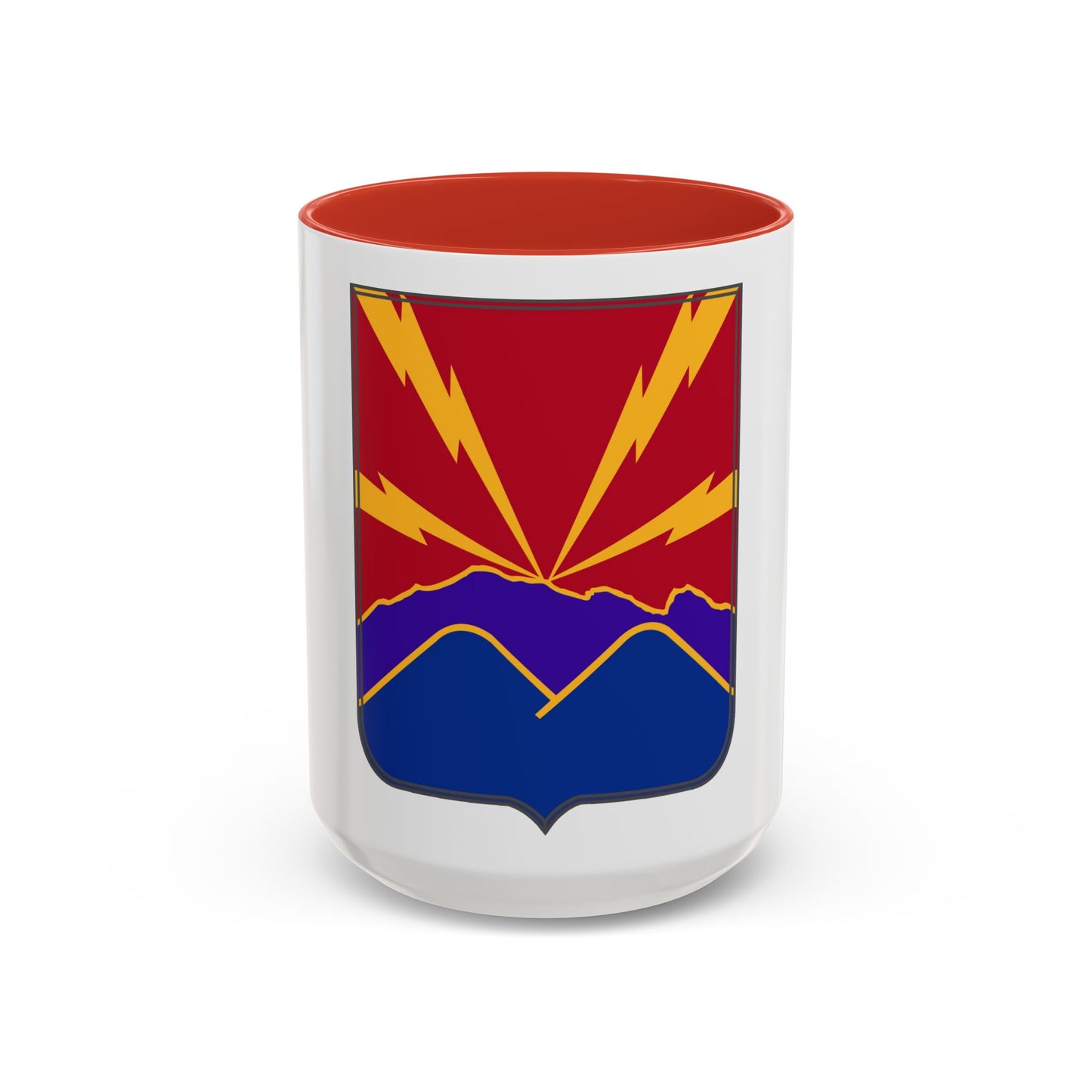 593rd Field Artillery Battalion v2 (U.S. Army) Accent Coffee Mug