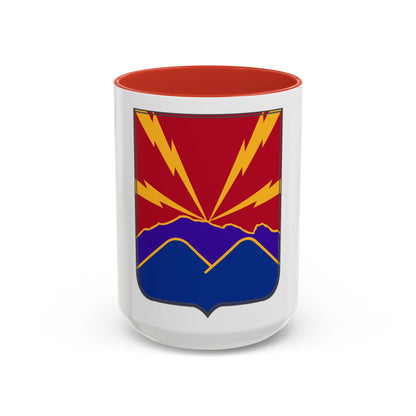 593rd Field Artillery Battalion v2 (U.S. Army) Accent Coffee Mug