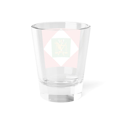 Flag of the Italian Republic Napoleonic with coat of arms (Italy) Shot Glass 1.5oz