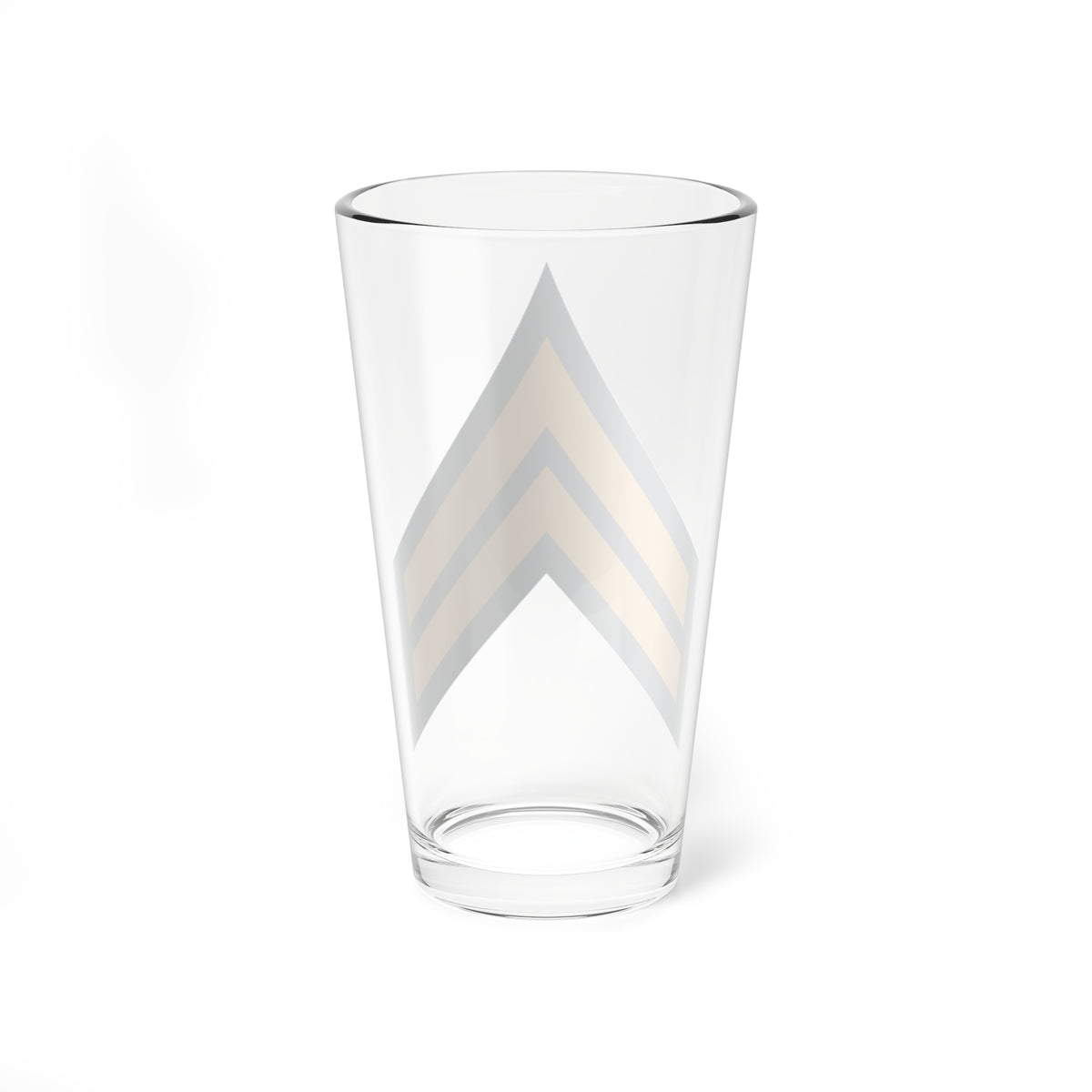 Army USA OR 04a (United States) (Military Rank) Pint Glass 16oz