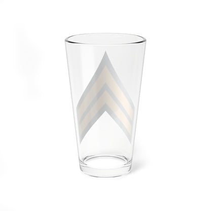 Army USA OR 04a (United States) (Military Rank) Pint Glass 16oz