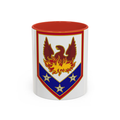 110 Maneuver Enhancement Brigade (U.S. Army) Accent Coffee Mug