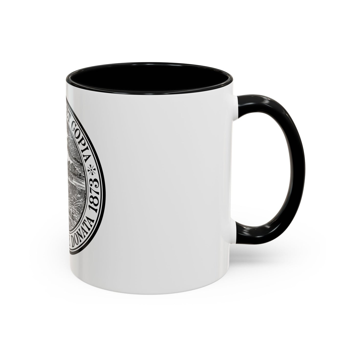 Seal of Holyoke Massachusetts - Accent Coffee Mug