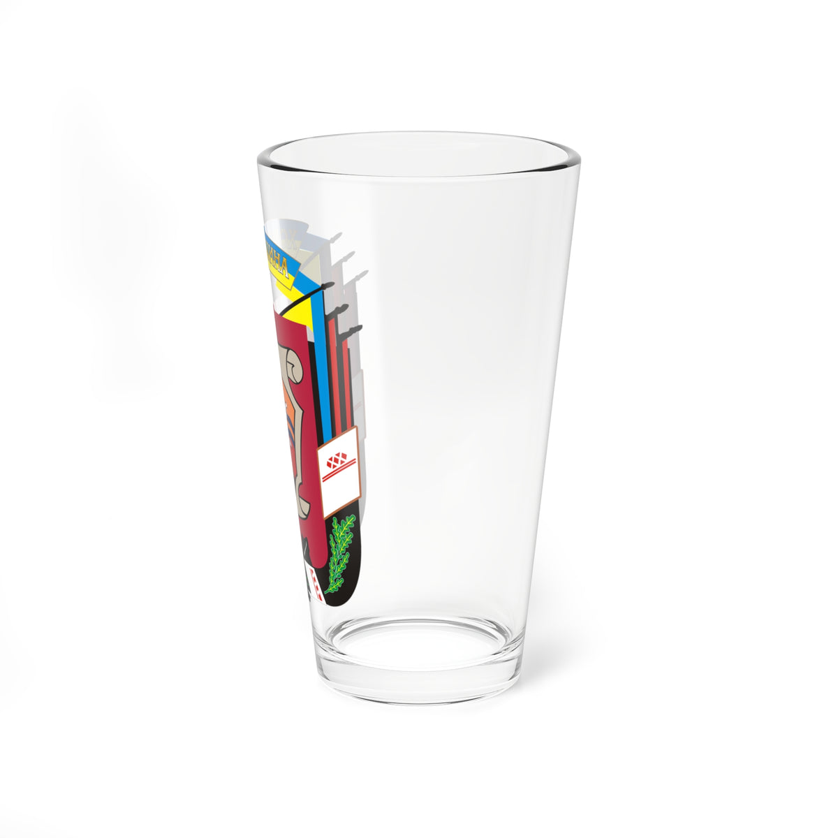 Герб хорольского района (Ukraine) (Coat of Arms) Pint Glass 16oz