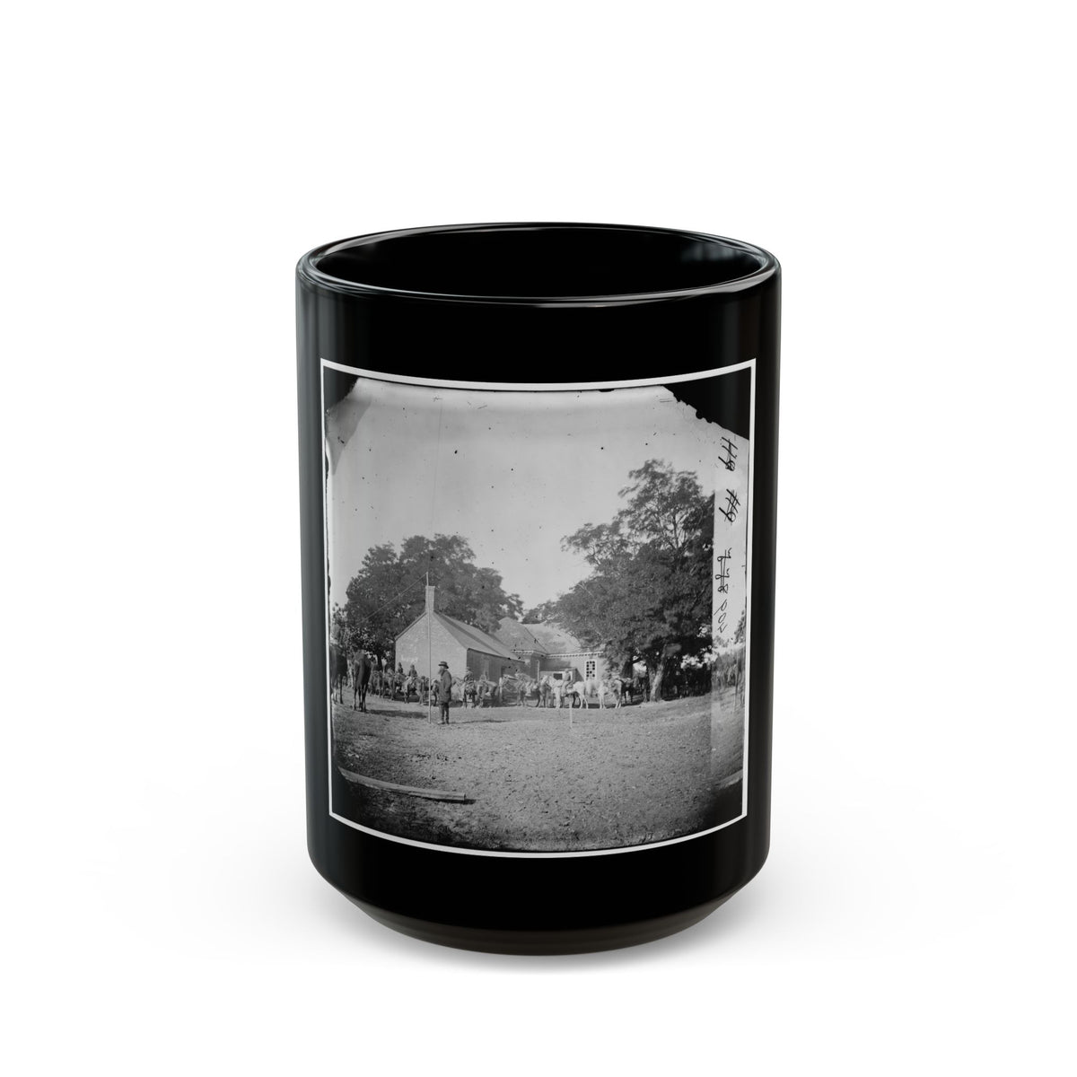 Charles City Court House, Va. Rear View Of The Courthouse (U.S. Civil War) Black Coffee Mug