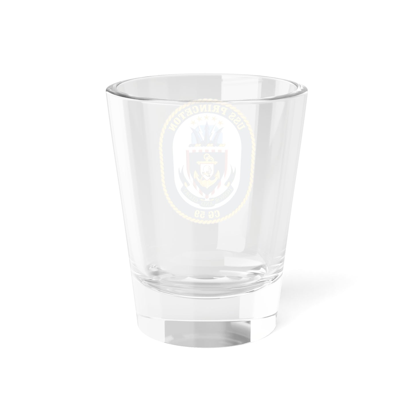 USS Princeton CG 59 Crest (U.S. Navy) Shot Glass 1.5oz