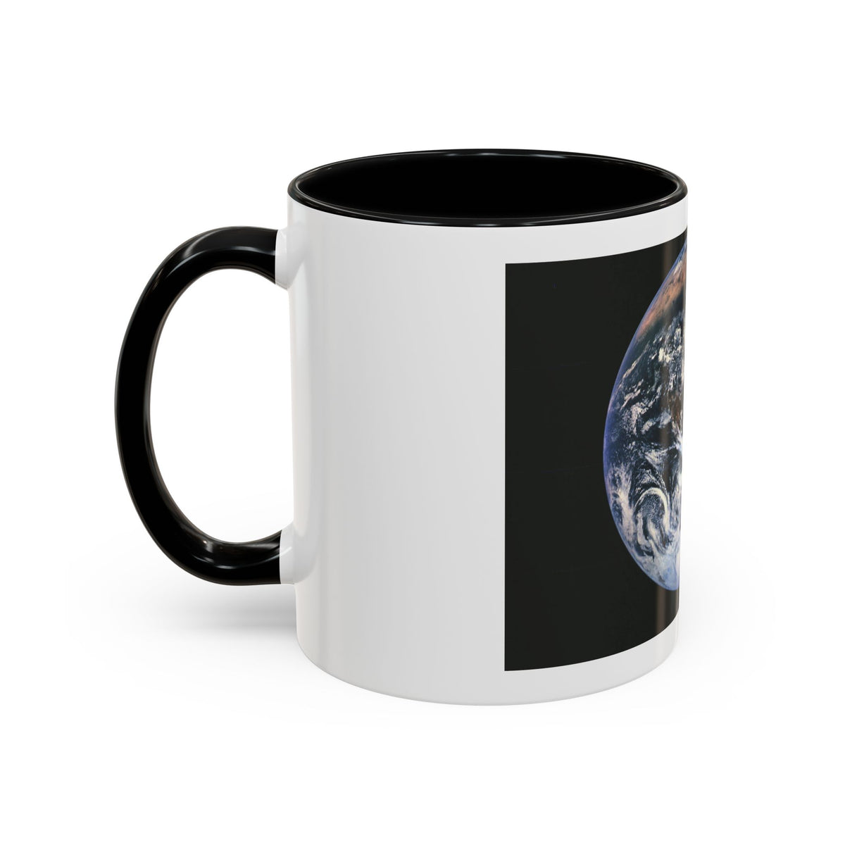 Space - Earth from Space (1973) (Map) Accent Coffee Mug