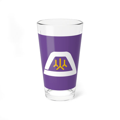 Flag of Yamanashi Prefecture Japan - Pint Glass 16oz