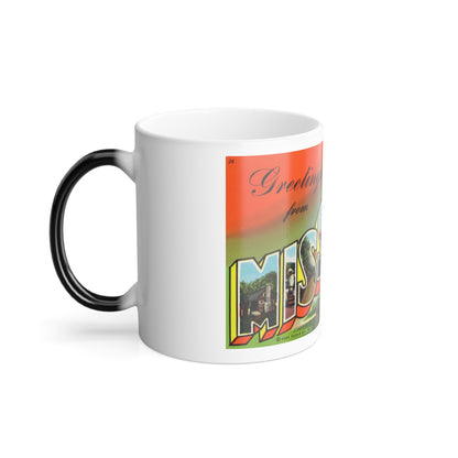 Greetings from Missouri (Greeting Postcards) Color Changing Mug 11oz