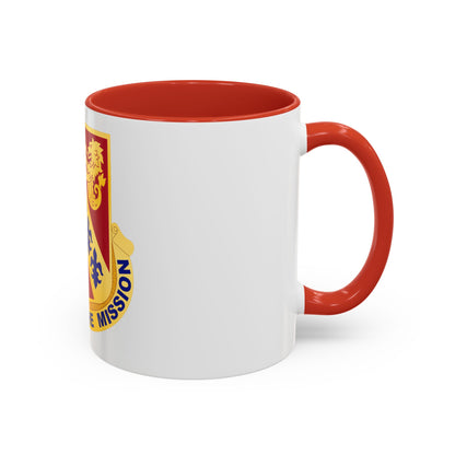 140 Signal Battalion (U.S. Army) Accent Coffee Mug