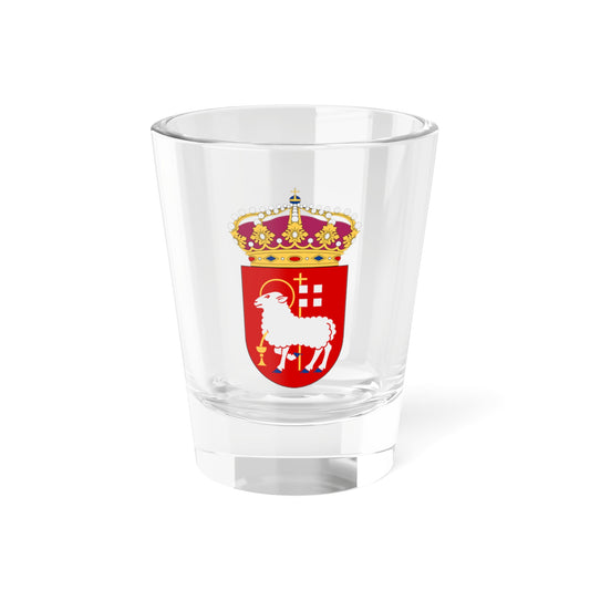 HMS Visby vapen jagare (Sweden) (Coat of Arms) Shot Glass 1.5oz