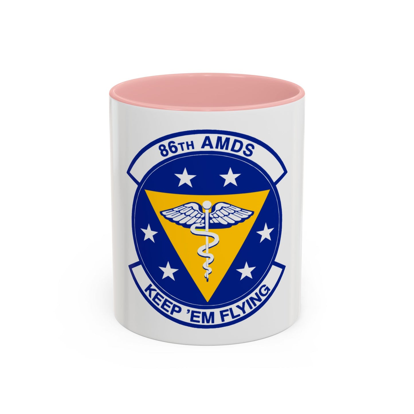86 Aerospace Medicine Squadron USAFE (U.S. Air Force) Accent Coffee Mug