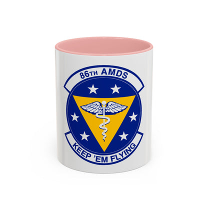 86 Aerospace Medicine Squadron USAFE (U.S. Air Force) Accent Coffee Mug