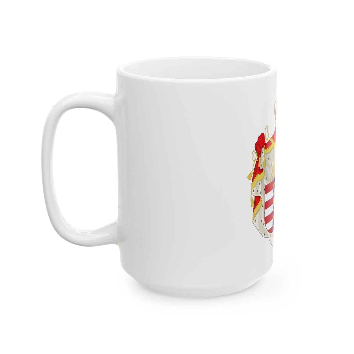 Coat of arms of Jadwiga of Poland - White Coffee Mug