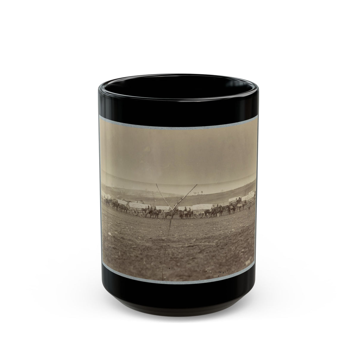 Ammunition Train 3rd Division, Cavalry Corps (U.S. Civil War) Black Coffee Mug