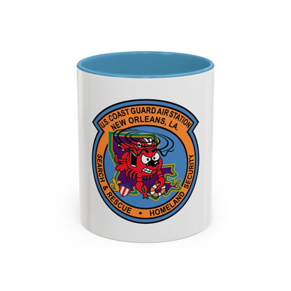 USCG Air Station New Orleans (U.S. Coast Guard) Accent Coffee Mug