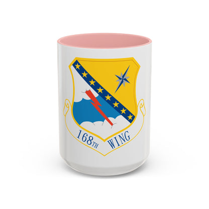 168th Wing emblem (U.S. Air Force) Accent Coffee Mug