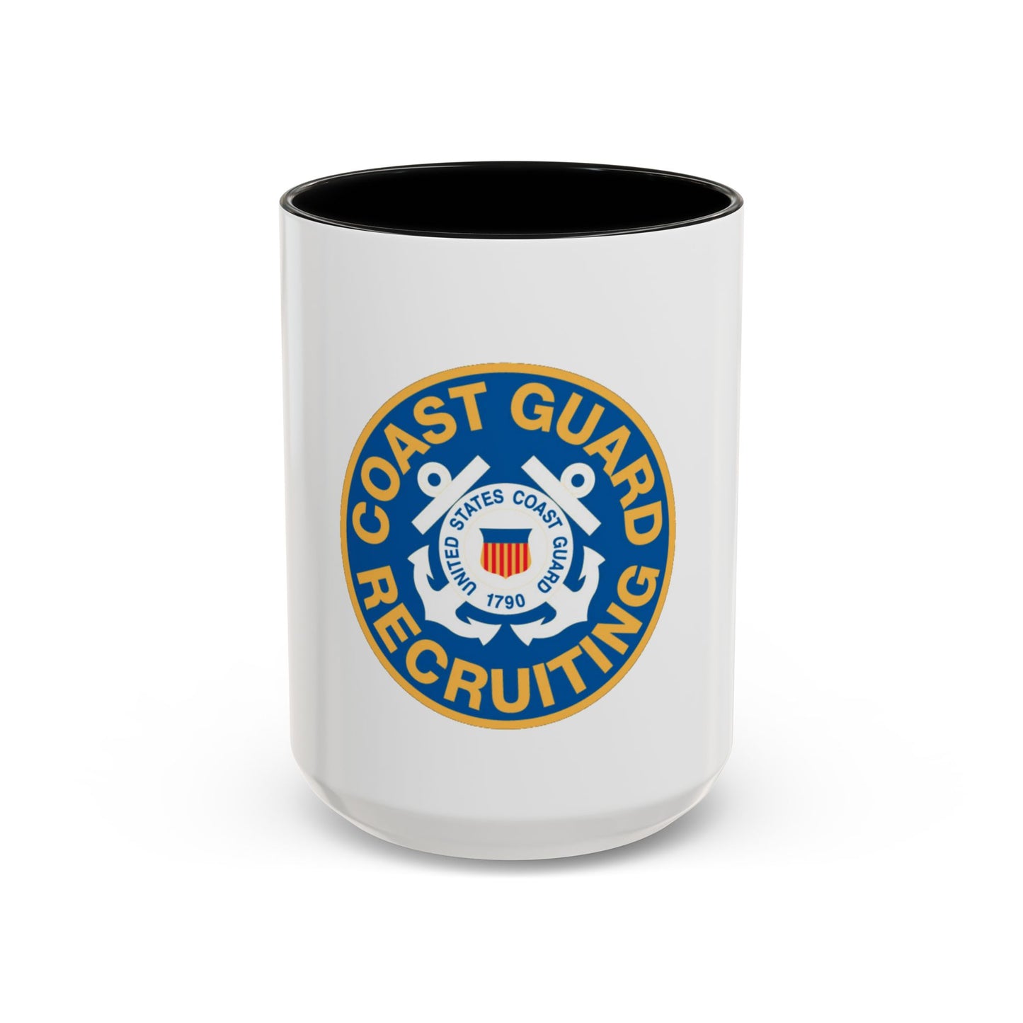 Coast Guard Recruiting (U.S. Coast Guard) Accent Coffee Mug