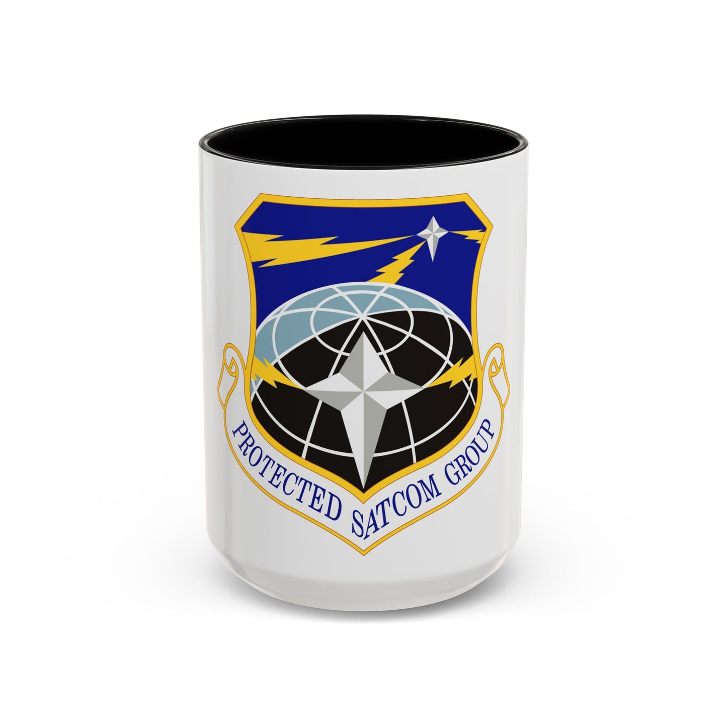 Protected SATCOM Group (U.S. Air Force) Accent Coffee Mug