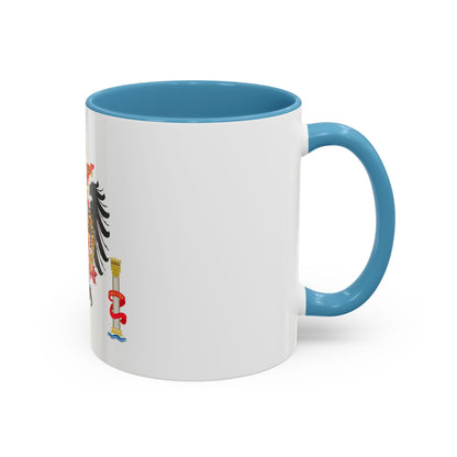 Greater Coat of Arms of Charles V Holy Roman Emperor, Charles I as King of Spain - Accent Coffee Mug