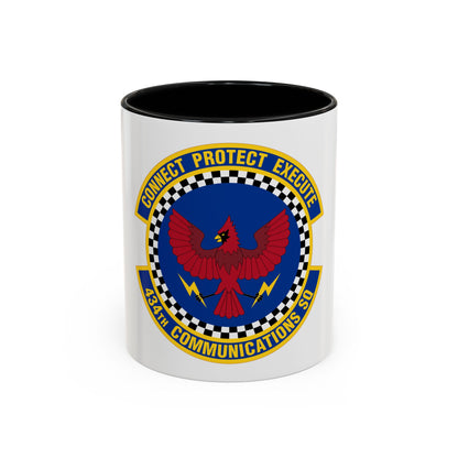 434 Communications Squadron AFRC (U.S. Air Force) Accent Coffee Mug