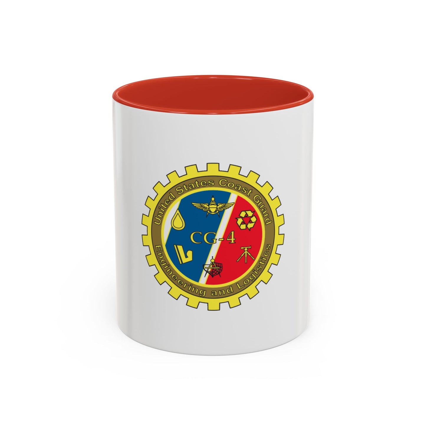 USCG COMDT CG 4 (U.S. Coast Guard) Accent Coffee Mug